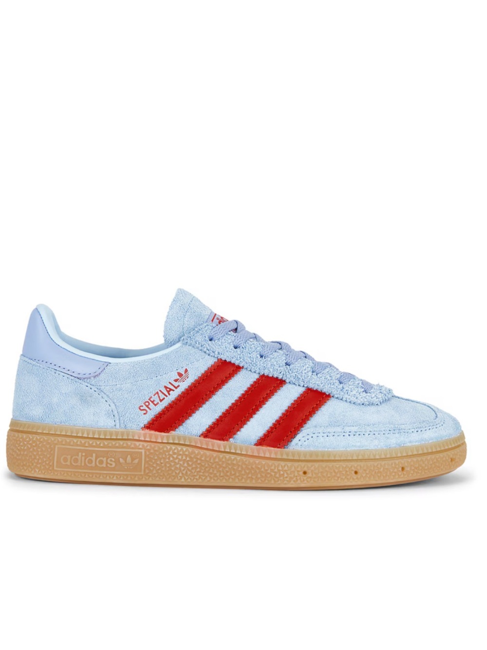 NWOT Adidas Original Handball Spezial shoes in glow blue/red/blue spark